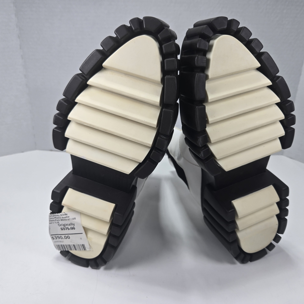 Stella McCartney Emilie Boot Dana White Platform Boots w/bag Size EU 37 US 6-6.5 - Picture 9 of 15